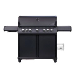 Barbecue a Gas S-518 Pro Nero Matte con Girarrosto