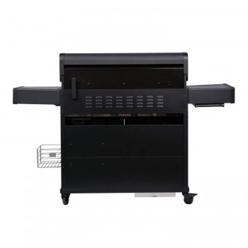 Barbecue a Gas S-518 Pro Nero Matte con Girarrosto