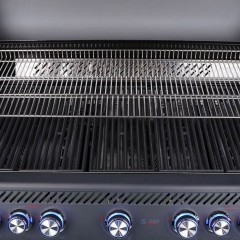 Barbecue a Gas S-518 Pro Nero Matte con Girarrosto
