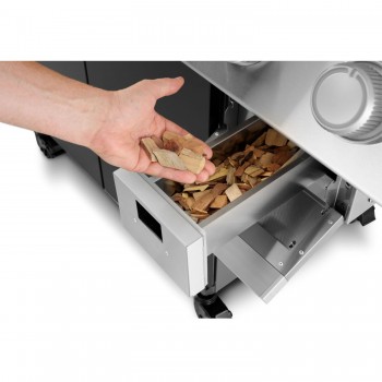 Barbecue a Gas Digitale Prestige PRO500 Inox e Nero