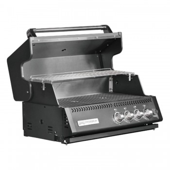 Barbecue da Incasso a Gas 4 Burner Black
