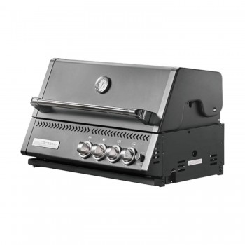 Barbecue da Incasso a Gas 4 Burner Black