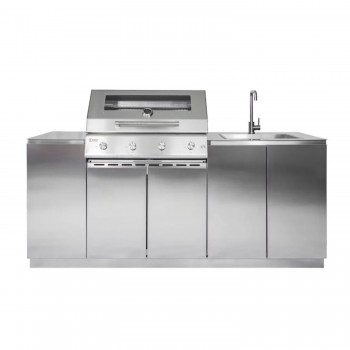 Cucina da Esterno Roma 200 Inox