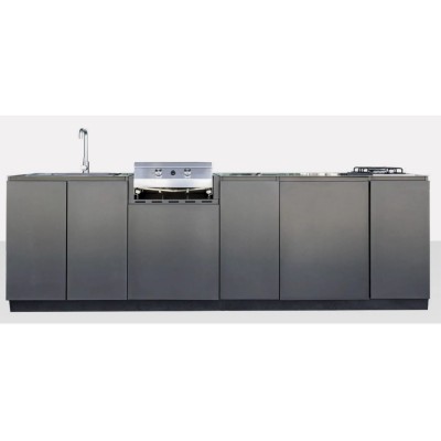 Cucina da Esterno Roma 280 Manganese con Frigo
