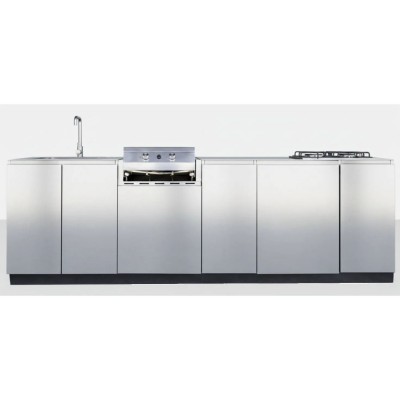 Cucina da Esterno Roma 280 Inox BBQ Elettrico