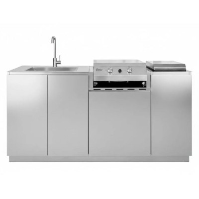 Cucina da Esterno Roma 180 Inox BBQ Elettrico