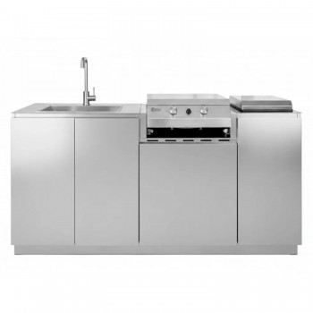 Cucina da Esterno Roma 180 Inox BBQ Elettrico