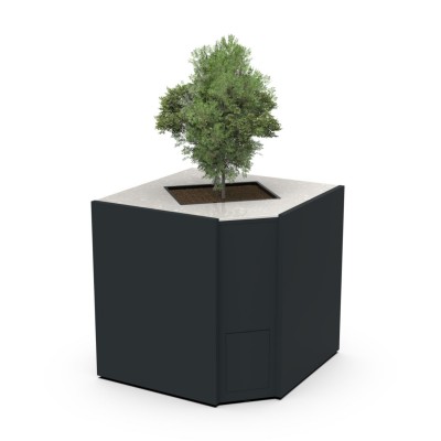 Modulo Angolare per Pianta Ornamentale CT 90 Antracite 2