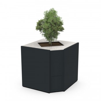 Modulo Angolare per Pianta Ornamentale CT 90 Antracite