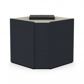 Modulo Angolare con Ghiacciaia CT 90 Antracite
