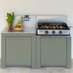 Modulo Cucina Piano di Lavoro Verde Salvia 80 cm