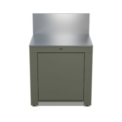 Modulo Cucina Piano di Lavoro Verde Salvia 80 cm