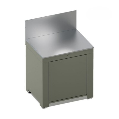 Modulo Cucina Piano di Lavoro Verde Salvia 80 cm 2