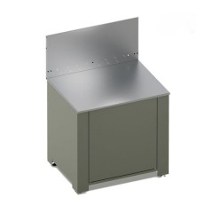 Modulo Cucina 80 Verde Salvia per Plancha da Appoggio