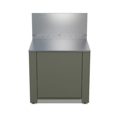 Modulo Cucina 80 Verde Salvia per Plancha da Appoggio