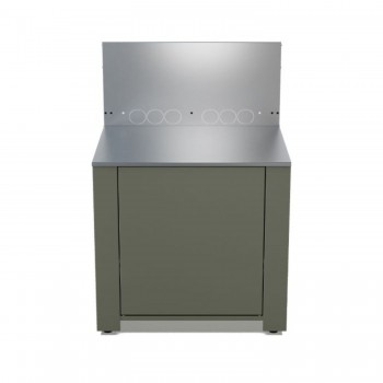 Modulo Cucina 80 Verde Salvia per Plancha da Appoggio