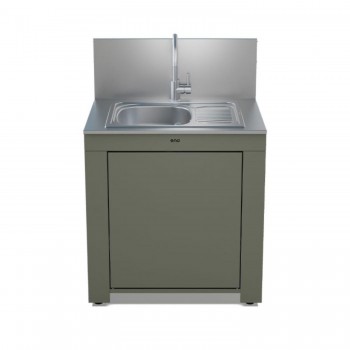 Modulo Cucina Lavello Rettangolare Verde Salvia