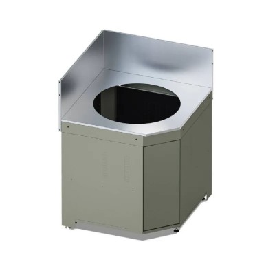 Modulo Cucina Angolare per Kamado M/L Verde Salvia