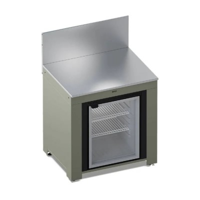 Modulo Cucina Frigorifero 75L Verde Salvia 2