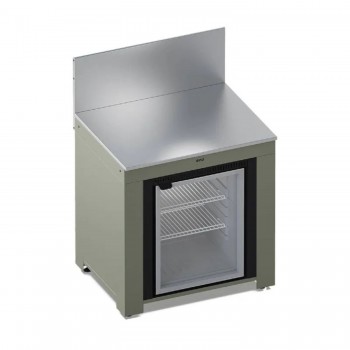 Modulo Cucina Frigorifero 75L Verde Salvia