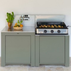 Cucina da Esterno Essential 160 cm Verde Salvia