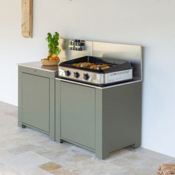Cucina da Esterno Essential 160 cm Verde Salvia