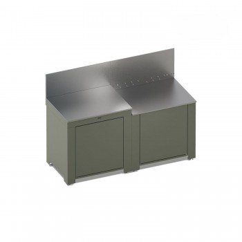 Cucina da Esterno Essential 160 cm Verde Salvia