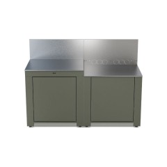 Cucina da Esterno Essential 160 cm Verde Salvia