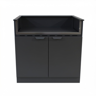 Modulo Barbecue Porta Maggiore Antracite 90 cm