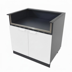 Modulo Barbecue Porta Maggiore Bianco 90 cm