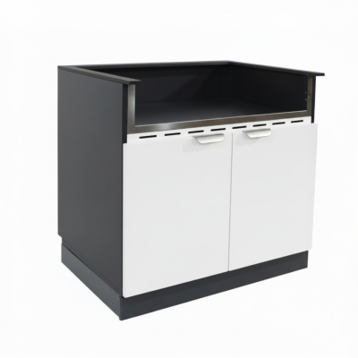 Modulo Barbecue Porta Maggiore Bianco 90 cm 2