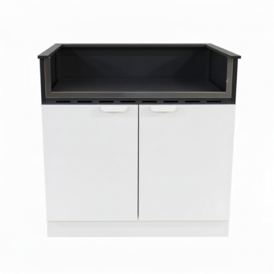 Modulo Barbecue Porta Maggiore Bianco 90 cm