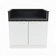Modulo Barbecue Porta Maggiore Bianco 90 cm