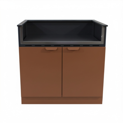 Modulo Barbecue Porta Maggiore Corten 90 cm