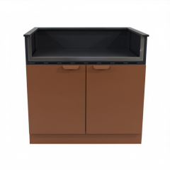 Modulo Barbecue Porta Maggiore Corten 90 cm