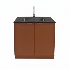 Modulo Lavabo Porta Maggiore Ruggine 90 cm