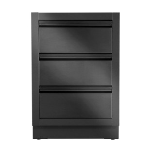 Modulo Cassettiera Due Cassetti Nero Oasis