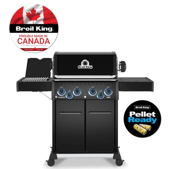 Barbecue a Gas-Pellet Baron 490 IRX Shadow Broil King