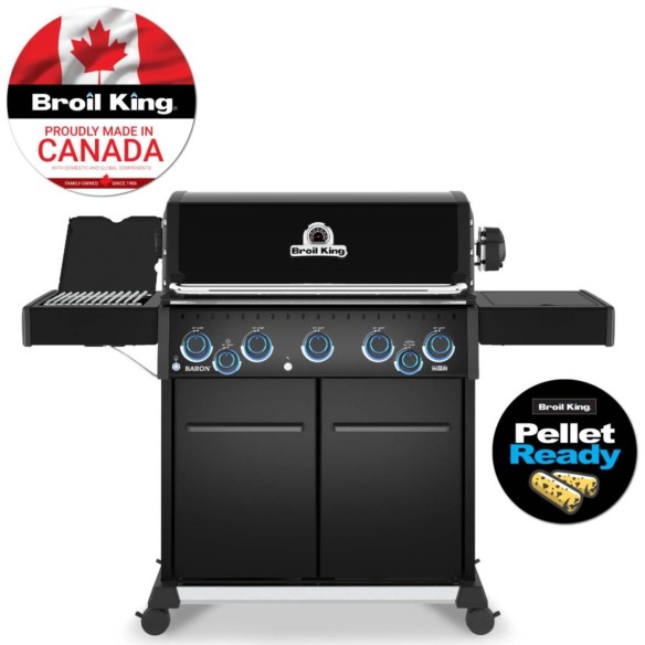Barbecue a Gas-Pellet Baron 590 IRX Shadow Broil King