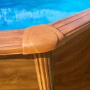 Piscina Fuori Terra Effetto Legno Aqualoon 300x120 cm