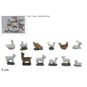 Animali per Presepe 12 Modelli Assortiti XNA08002761