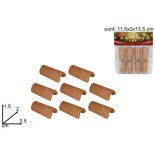 Tegole in Terracotta per Presepe 8 Pezzi 3,5 cm