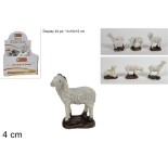 Gruppo 6 Pecorelle per Presepe in Resina 4 cm 302121