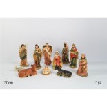 Natività in Resina per Presepe 11 Pz 30 cm 390630