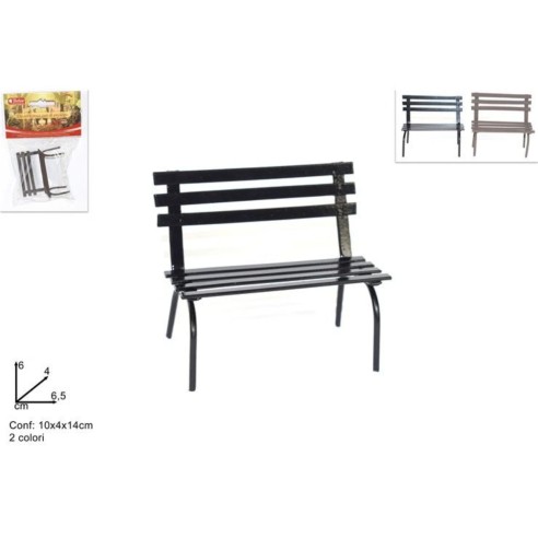 Set 2 Panchine in Miniatura per Presepe 964961