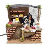 Pastore per Presepe in Movimento 14x9 cm Salumeria 79065