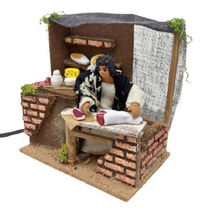 Pastore per Presepe in Movimento 14x9 cm Salumeria 79065 2