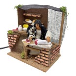 Pastore per Presepe in Movimento 14x9 cm Salumeria 79065