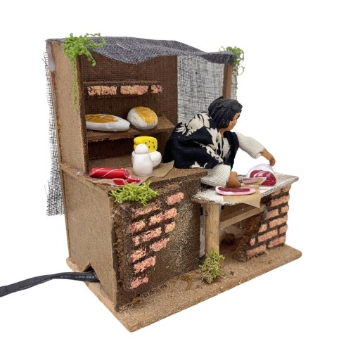 Pastore per Presepe in Movimento 14x9 cm Salumeria 79065