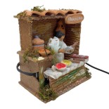 La Panineria Pastore per Presepe in Movimento 14x9 cm